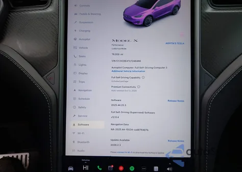 2020 Tesla Model X Performance Dual Motor All-Wheel Drive from USA, damaged, VIN 5YJXCBE47LF248488